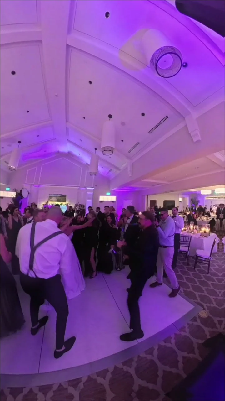 Live saxophone performance at wedding reception